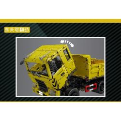 MouldKing 17012 Mould King 17012 non  XE BEN BA CHIỀU bộ đồ chơi xếp lắp ráp ghép mô hình  THREE WAY DUMP TRUCK Kỹ Thuật Công Nghệ Cao Mô Hình Phương Tiện 3206 khối