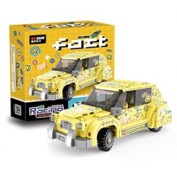 Decool 28008 Jisi 28008 non  CV CỔ ĐIỂN bộ đồ chơi xếp lắp ráp ghép mô hình Speed Champions Racing Cars RETRO CV Đua Xe Công Thức 312 khối