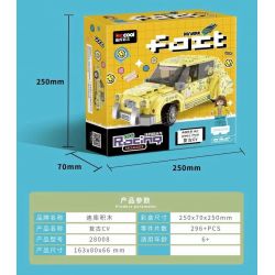 Decool 28008 Jisi 28008 non  CV CỔ ĐIỂN bộ đồ chơi xếp lắp ráp ghép mô hình Speed Champions Racing Cars RETRO CV Đua Xe Công Thức 312 khối