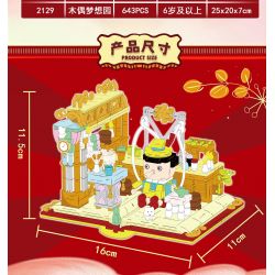 WELEMAGINATION 2129 non  XỨ SỞ RỐI MỘNG bộ đồ chơi xếp lắp ráp ghép mô hình FAIRY TALE STORY 643 khối