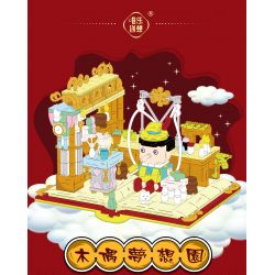 WELEMAGINATION 2129 non  XỨ SỞ RỐI MỘNG bộ đồ chơi xếp lắp ráp ghép mô hình FAIRY TALE STORY 643 khối