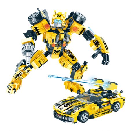 JUGO S3302 3302 non  MÁY ONG BẮP CÀY bộ đồ chơi xếp lắp ráp ghép mô hình SUPER WARRIOR 402 khối