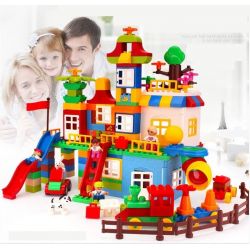 HUIMEI STAR CITY XING DOU CHENG HM182 Xếp hình kiểu     Giant Box Sáng Tạo Hộp Giấy Khổng Lồ 210 khối