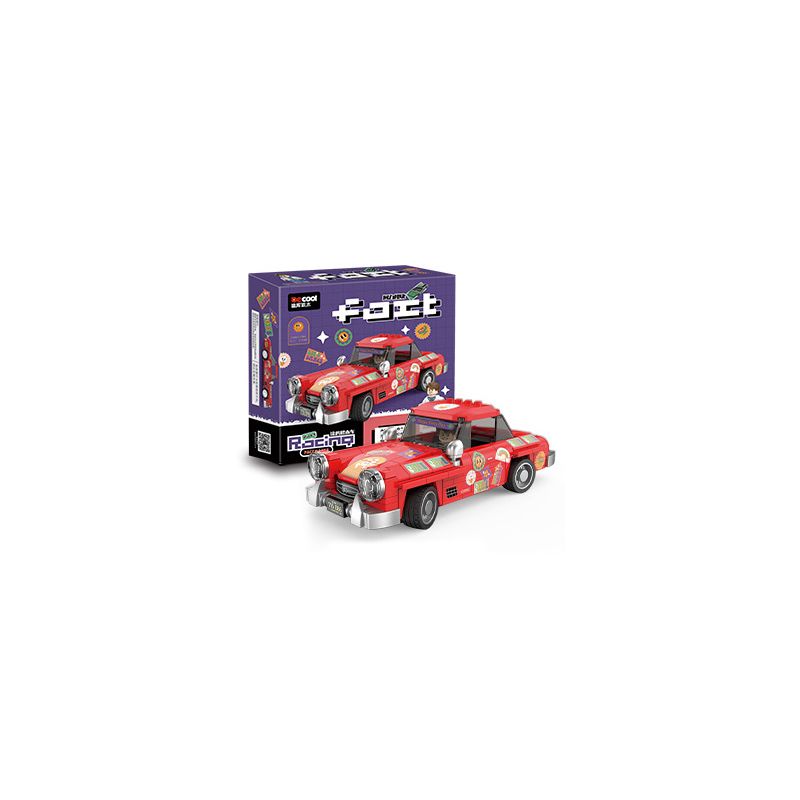 Decool 28006 Jisi 28006 non  CHIẾC COUPE CỔ ĐIỂN bộ đồ chơi xếp lắp ráp ghép mô hình Speed Champions Racing Cars VINTAGE COUPE Đua Xe Công Thức 312 khối