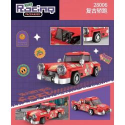 Decool 28006 Jisi 28006 non  CHIẾC COUPE CỔ ĐIỂN bộ đồ chơi xếp lắp ráp ghép mô hình Speed Champions Racing Cars VINTAGE COUPE Đua Xe Công Thức 312 khối