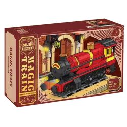 BEAUTY AND 13017 non  CHUYẾN TÀU MA THUẬT bộ đồ chơi xếp lắp ráp ghép mô hình Harry Potter MAGIC TRAIN Chú Bé Phù Thủy 929 khối