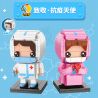 XIAO MENG CHICKEN DIARY DZ0126 0126 non  DỊCH BỆNH THIÊN THẦN 2 HỘP BÁC SĨ NAM NỮ Y TÁ bộ đồ chơi xếp lắp ráp ghép mô hình Brickheadz Nhân Vật Đầu To 294 khối