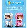 XIAO MENG CHICKEN DIARY DZ0126 0126 non  DỊCH BỆNH THIÊN THẦN 2 HỘP BÁC SĨ NAM NỮ Y TÁ bộ đồ chơi xếp lắp ráp ghép mô hình Brickheadz Nhân Vật Đầu To 294 khối