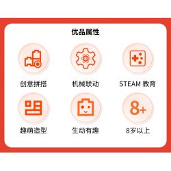 KAIDO KD99004 99004 non  NHÀ HÀNG XOAY SÂN VƯỜN bộ đồ chơi xếp lắp ráp ghép mô hình REVOLVING RESTAURANT