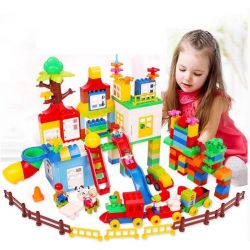 HUIMEI STAR CITY XING DOU CHENG HM182 Xếp hình kiểu     Giant Box Sáng Tạo Hộp Giấy Khổng Lồ 210 khối