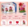 ZHEGAO 00977 non  BẢO QUẢN HOA HỒNG bộ đồ chơi xếp lắp ráp ghép mô hình Flowers IMMORTAL FLOWER