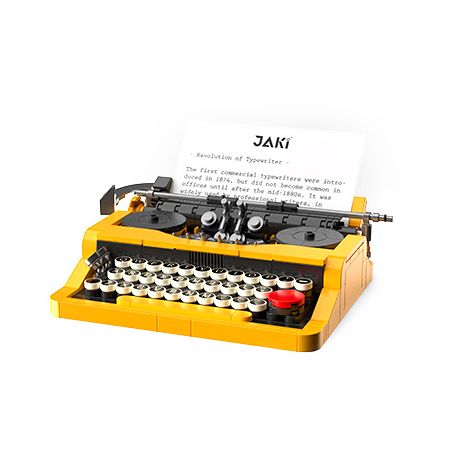 JAKI JK8216 8216 non  MÁY ĐÁNH CHỮ CƠ 1980 bộ đồ chơi xếp lắp ráp ghép mô hình MECHANICAL TYPEWRITER