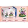 ZHEGAO 00976 non  LILY BẢO QUẢN HOA bộ đồ chơi xếp lắp ráp ghép mô hình Flowers IMMORTAL FLOWER
