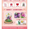 ZHEGAO 00976 non  LILY BẢO QUẢN HOA bộ đồ chơi xếp lắp ráp ghép mô hình Flowers IMMORTAL FLOWER