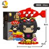 XIAO MENG CHICKEN DIARY 2054 non  KOI. bộ đồ chơi xếp lắp ráp ghép mô hình Brickheadz Nhân Vật Đầu To 304 khối