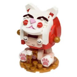 XIAO MENG CHICKEN DIARY 2053 non  LÀM CHO MỘT TÀI bộ đồ chơi xếp lắp ráp ghép mô hình Brickheadz Nhân Vật Đầu To 238 khối