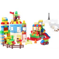 HUIMEI STAR CITY XING DOU CHENG HM182 Xếp hình kiểu     Giant Box Sáng Tạo Hộp Giấy Khổng Lồ 210 khối