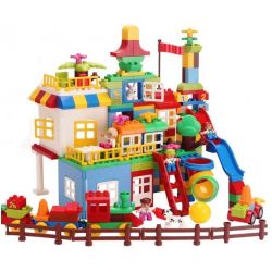 HUIMEI STAR CITY XING DOU CHENG HM182 Xếp hình kiểu     Giant Box Sáng Tạo Hộp Giấy Khổng Lồ 210 khối