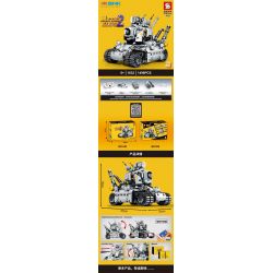 SHENG YUAN SY 1632 non  WARHEAD WAROY 2. bộ đồ chơi xếp lắp ráp ghép mô hình  METAL SLUG 2 Kỹ Thuật Công Nghệ Cao Mô Hình Phương Tiện 1496 khối