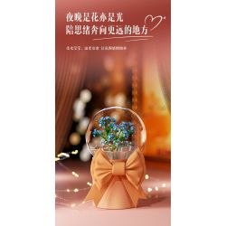 JAKI JK20231 20231 non  HỘP QUÀ BÓ HOA BOBO BALL 520 RẤT VUI ĐƯỢC GẶP BẠN bộ đồ chơi xếp lắp ráp ghép mô hình Flowers