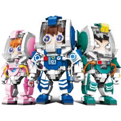 ZHEGAO DZ5002 5002 non  XINGHUAN HÀNG KHÔNG VŨ TRỤ 4 MÔ HÌNH bộ đồ chơi xếp lắp ráp ghép mô hình Creator Sáng Tạo