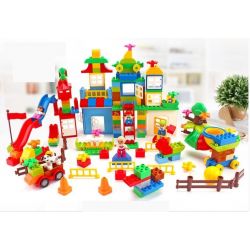 HUIMEI STAR CITY XING DOU CHENG HM183 Xếp hình kiểu     Giant Box Sáng Tạo Hộp Nhựa Khổng Lồ 210 khối