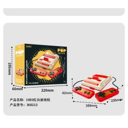 JAKI JK8215 8215 non  ĐÀI PHÁT THANH BĂNG NĂM 1988 bộ đồ chơi xếp lắp ráp ghép mô hình RETRO BOOMBOX