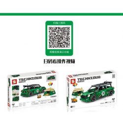 SHENG YUAN SY 8316 non  TRỞ LẠI XE bộ đồ chơi xếp lắp ráp ghép mô hình  TECHINQUE Kỹ Thuật Công Nghệ Cao Mô Hình Phương Tiện 746 khối