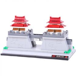 WOMA C0398 0398 non  GIẾT HỔ VƯỢT QUA bộ đồ chơi xếp lắp ráp ghép mô hình 411 khối