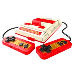 JAKI JK8213 8213 non  BẢNG ĐIỀU KHIỂN TRÒ CHƠI MÀU ĐỎ VÀ TRẮNG NĂM 1983 bộ đồ chơi xếp lắp ráp ghép mô hình RED & WHITE GAME CONSOLE