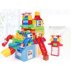 HUIMEI STAR CITY XING DOU CHENG HM183 Xếp hình kiểu     Giant Box Sáng Tạo Hộp Nhựa Khổng Lồ 210 khối