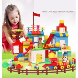 HUIMEI STAR CITY XING DOU CHENG HM183 Xếp hình kiểu     Giant Box Sáng Tạo Hộp Nhựa Khổng Lồ 210 khối