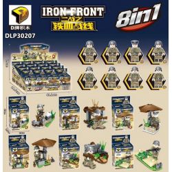 DUO LE PIN DLP30207 30207 non  THẾ CHIẾN II IRON BLOOD FRONT MINIFIGURES 8 LOẠI bộ đồ chơi xếp lắp ráp ghép mô hình Collectable Minifigures IRON FRONT Búp Bê Sưu Tầm