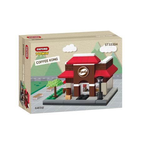 OXFORD ST33334 33334 non  CÀ PHÊ CỦA TÔI bộ đồ chơi xếp lắp ráp ghép mô hình City COFFEE KONG Thành Phố