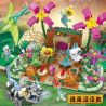 ELEPHANT JX90141 90141 non  CUỘC CHIẾN THỰC VẬT bộ đồ chơi xếp lắp ráp ghép mô hình Plants Vs Zombies Hoa Quả Nổi Giận 925 khối