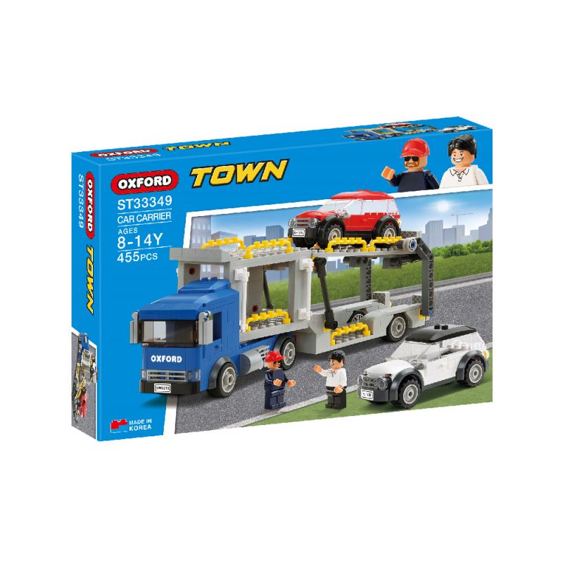 OXFORD ST33349 33349 non  NGƯỜI VẬN CHUYỂN Ô TÔ bộ đồ chơi xếp lắp ráp ghép mô hình City 카 캐리어 Thành Phố 455 khối