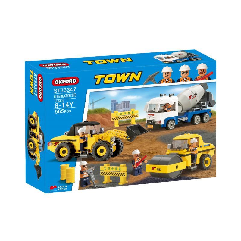 OXFORD ST33347 33347 non  THIẾT BỊ NẶNG bộ đồ chơi xếp lắp ráp ghép mô hình City 신 중장비 Thành Phố 565 khối