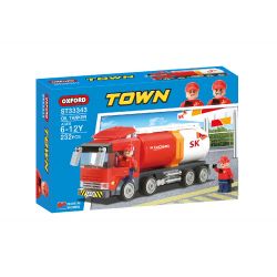 OXFORD ST33343 33343 non  TÀU CHỞ DẦU bộ đồ chơi xếp lắp ráp ghép mô hình City 유조차 Thành Phố 232 khối