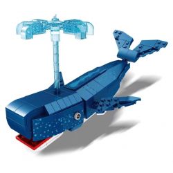 Kazi KY80050 80050 non  THẾ GIỚI BIỂN CÁ VOI bộ đồ chơi xếp lắp ráp ghép mô hình Creator OCEAN Sáng Tạo 250 khối