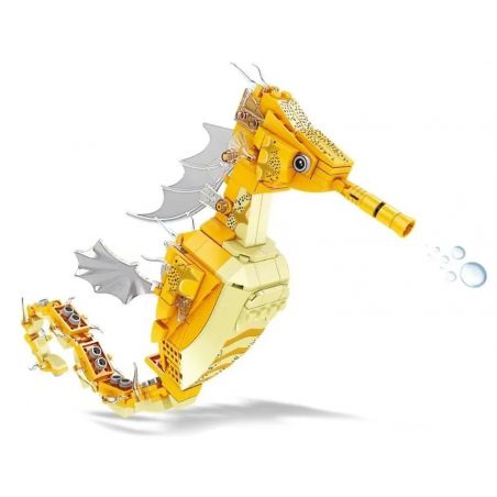 Kazi KY80047 80047 non  THẾ GIỚI BIỂN CÁ NGỰA bộ đồ chơi xếp lắp ráp ghép mô hình Creator OCEAN Sáng Tạo 282 khối