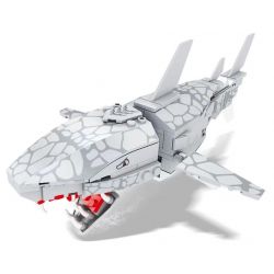 Kazi KY80046 80046 non  THẾ GIỚI BIỂN CÁ MẬP bộ đồ chơi xếp lắp ráp ghép mô hình Creator OCEAN Sáng Tạo 176 khối