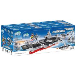 JI ZHIXING 83005 non  SỨ MỆNH HÒA BÌNH HÀNG KHÔNG MẪU HẠM LIÊN HỢP 8 TỔ bộ đồ chơi xếp lắp ráp ghép mô hình Peacemission PEACE MISSION Nhiệm Vụ Gìn Giữ Hòa Bình 862 khối