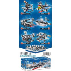 JI ZHIXING 83005 non  SỨ MỆNH HÒA BÌNH HÀNG KHÔNG MẪU HẠM LIÊN HỢP 8 TỔ bộ đồ chơi xếp lắp ráp ghép mô hình Peacemission PEACE MISSION Nhiệm Vụ Gìn Giữ Hòa Bình 862 khối