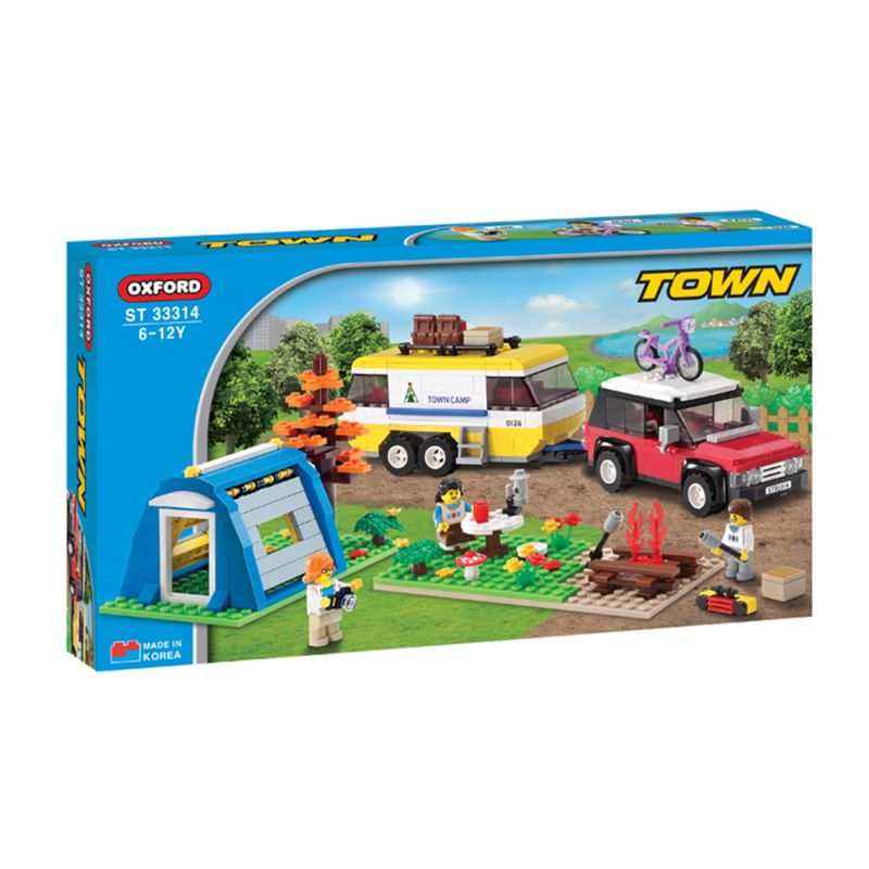 OXFORD ST33314 33314 non  CẮM TRẠI bộ đồ chơi xếp lắp ráp ghép mô hình City 캠핑 Thành Phố 277 khối