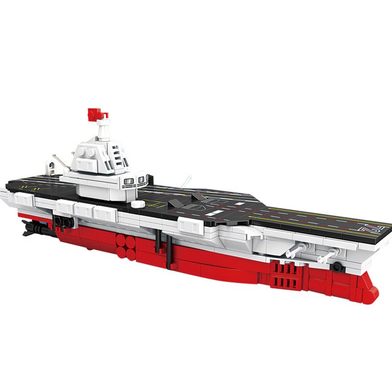 LWCK 90068 non  TÀU SÂN BAY GREAT POWER SỐ 003 bộ đồ chơi xếp lắp ráp ghép mô hình Military Army Quân Sự Bộ Đội 541 khối