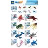 Kazi KY80043 80043 non  MÔ HÌNH SEA WORLD 8 BẠCH TUỘC CUA RÙA MỰC CÁ VOI XANH MẬP TRẮNG LỚN NGỰA KIẾM bộ đồ chơi xếp lắp ráp ghép mô hình Creator OCEAN Sáng Tạo 346 khối