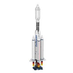 JAKI JK9103 9103 non  TÊN LỬA VẬN CHUYỂN SỐ 2 SHENLONG bộ đồ chơi xếp lắp ráp ghép mô hình SPACE QIEST ROCKET DRAGON 02 1391 khối