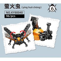 Kazi KY80040 80040 MINGDI LEIBAO K0375 0375 non  HỌ CÔN TRÙNG 8 MẪU BỌ NGỰA RUỒI KIẾN ONG CHUỒN ĐOM ĐÓM RÙA ỐC SÊN bộ đồ chơi xếp lắp ráp ghép mô hình Creator INSECT Sáng Tạo 692 khối