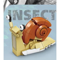 Kazi KY80040 80040 MINGDI LEIBAO K0375 0375 non  HỌ CÔN TRÙNG 8 MẪU BỌ NGỰA RUỒI KIẾN ONG CHUỒN ĐOM ĐÓM RÙA ỐC SÊN bộ đồ chơi xếp lắp ráp ghép mô hình Creator INSECT Sáng Tạo 692 khối