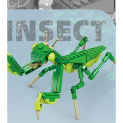 Kazi KY80040 80040 MINGDI LEIBAO K0375 0375 non  HỌ CÔN TRÙNG 8 MẪU BỌ NGỰA RUỒI KIẾN ONG CHUỒN ĐOM ĐÓM RÙA ỐC SÊN bộ đồ chơi xếp lắp ráp ghép mô hình Creator INSECT Sáng Tạo 692 khối